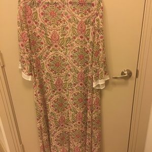 Plus size floral kimono